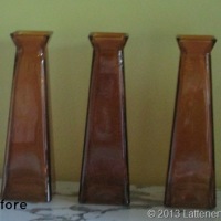 {DIY} Fall Décor Vases and a Paint Chip Banner