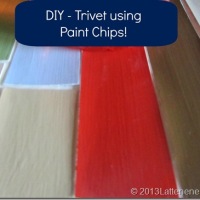 Trivet Using Paint Chips